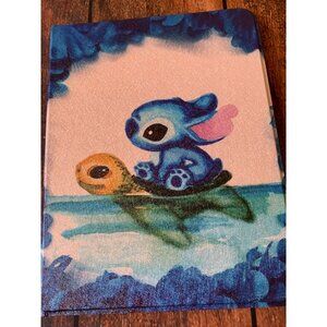 Stitch & Turtle Tablet Case Cover For iPad 10.2" Blue & Yellow Pattern